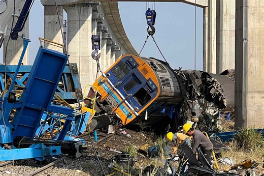 At least 31 dead, dozens more injured after construction crane collapses onto moving passenger train