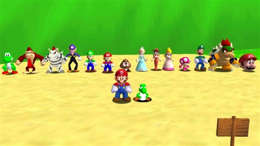 超级马里奥64（16名玩家）完整闯关（仙之人兮列如麻）