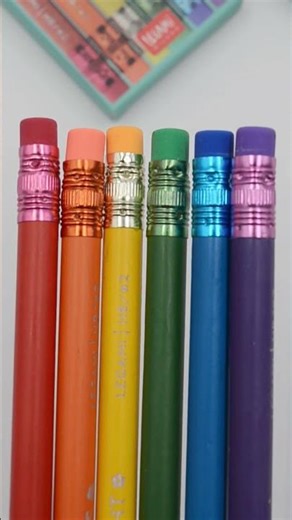 Rainbow Pencils made from Recycled Paper