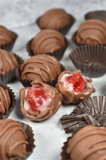 Cómo hacer cerezas cubiertas de chocolate para San Valentín