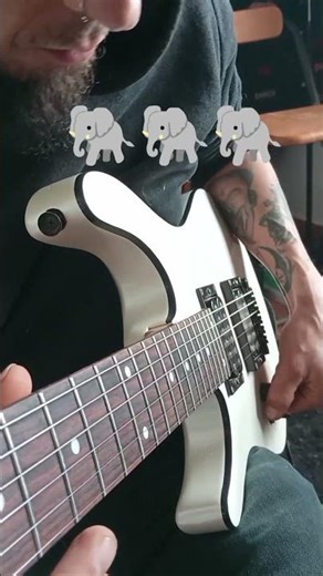 Sonido del elefante en guitarra eléctrica, inspirado en Herman Li de DragonForce
