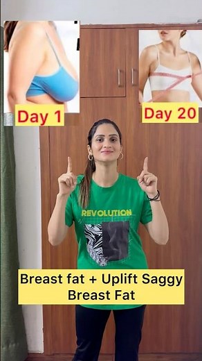 Breast fat + uplift saggy breast #motivation #exercise #yoga #viralreels #trending #yoga #weightloss