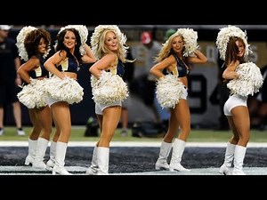 Slideshow featuring various cheerleaders wearing pantyhose and boots.