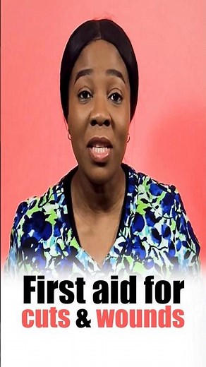 First aid for cuts and wounds