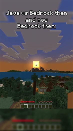 minecraft java and bedrock: then and now