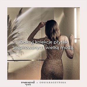 17K views · 17 reactions | Paradyż My Way by Gosia Baczyńska to 7 autorskich kolekcji zaprojektowanych przez wybitną projektantkę. Struktura płytek została zaczerpnięta wprost z wybiegu — ich jedyne w swoim rodzaju wzory są nawiązaniem do wykorzystywanych materiałów. To idealna propozycja dla osób, które cenią sobie elegancję. Lubicie takie nieoczywiste rozwiązania w aranżacjach? ▪ https://bit.ly/3zWKaNO | Ceramika Paradyż | Facebook