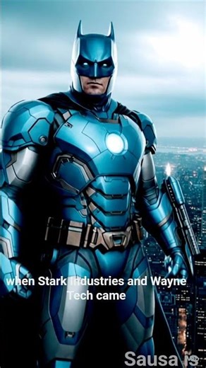 Wayne Tech x Stark Tech #batman #ironman #superheros #teamup #dc #marvelvsdc
