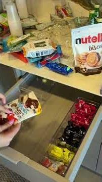 I ORGANIZED MY CHOCOLATE DRAWER 🍫😍
