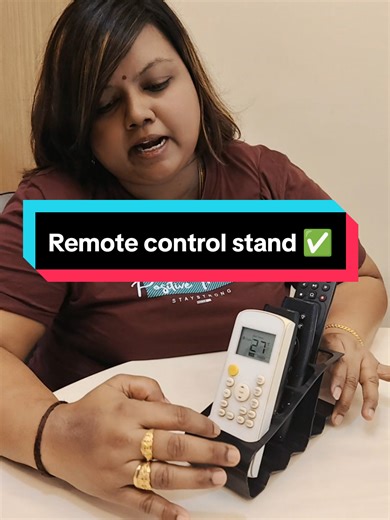 Innovative Remote Control Stand for Easy Access