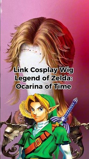 Link Cosplay Wig - Ocarina of Time ✂️ Legend of Zelda 🔺