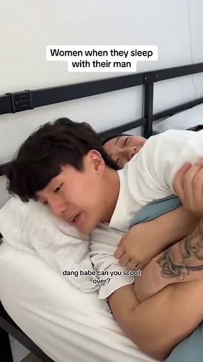 When you sleep with your woman 😒 #marriedlifehumor #couplelife #relationshipproblems #sleepingproblems #cantsleep #reels | Andy and Michelle