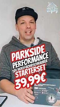 😲 Parkside Performance 12V Cordless Drill Driver Starter Set 》PBSPA 12 E4《 with two batteries and...