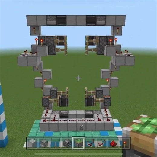 Minecraft Piston Door in 60 seconds/Chill Music