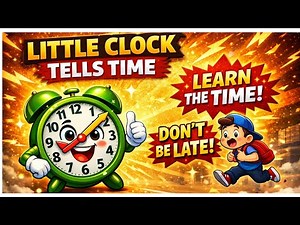 Little Clock Tells Time 🕒 | Learn Time for Kids | Fun Nursery Rhyme | MR.Twixy9
