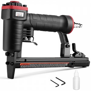 3PLUS HT5014SP Pneumatic Upholstery Stapler| 20 Gauge 1/4'' to 9/16'' in Length T50 Staples