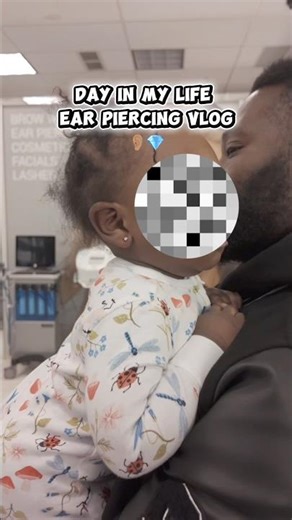 Day in my life | ear piercing vlog🥰 #momvlog #momcontentcreator #earpiercing
