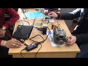 Computer controlled 1 phase AC motor using Arduino