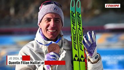 Quentin Fillon Maillet arrache le bronze sur la mass-start - JO 2026 - Biathlon (H)