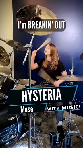 35K views · 1.5K reactions | Teen Drummer Covers Muse: “Hysteria”...
