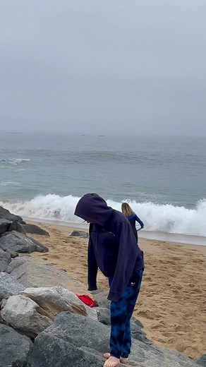 Skimboarding at The Wedge - Best Wave in California