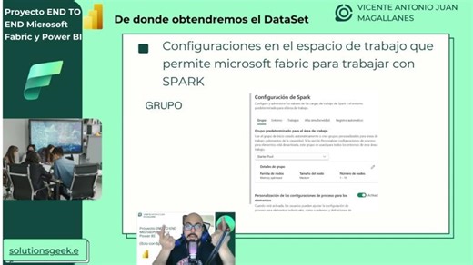 Proyecto End to End con PySpark en Microsoft Fabric Un caso práctico en 1 hora y 20 minutos | Vicente Antonio Juan Magallanes