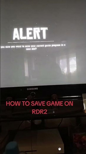 how to save game on RDR2 story mode.