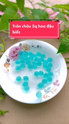 Cách làm Trân châu 3q hoa đậu biếc đơn giản tại nhà. Hạt trân châu dai giòn và trong suốt tựa những hạt pha lê cực đáng yêu. #tranchau #xh #tràsữa #trânchâu #nâunngoncungtiktok #tranchau3q