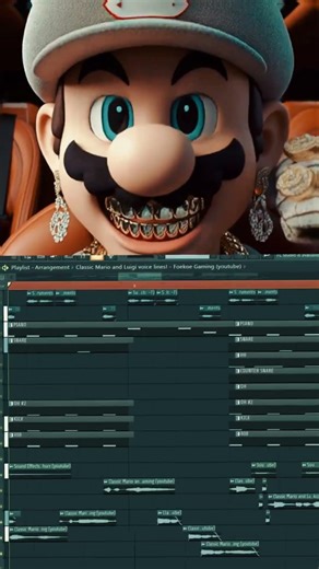 SAMPLEANDO SUPER MARIO BROS #flstudio #supermario #trap