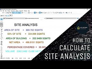 How To Calculate Site Analysis For A Building Plan