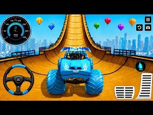 Monster Truck Mega Ramp Challenge 🚛🔥 Impossible Stunt Racing Game 2026 | Extreme Car Jump