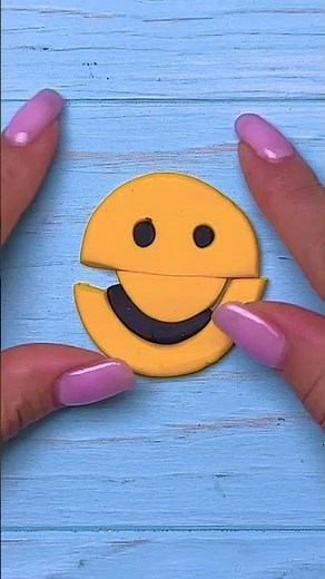 Create Your Own Smiley Face Clay Beads! 🎨✨ #DIY #Shorts