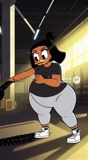 Getting in some exercise #animation #funnycartoon