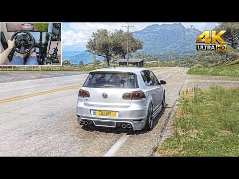 Volkswagen Golf 6 R - Forza Horizon 5 | Thrustmaster T300RS + TH8A Shifter Gameplay