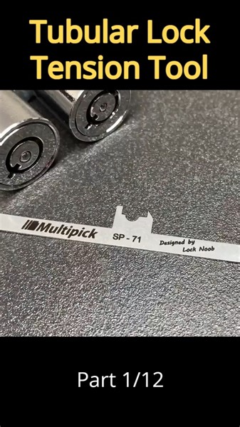 5.1K views · 89 reactions | Multipick ELITE SP-71 Tubular Lock Tension Tool Pt 1 #asmr #hack #hacker #escape #security #tactical #lockpicking #LOCK #padlock #bypass #locksmith #science #military #secret #viralvideo #foryou #fyp #fypシ゚ #fbreels | Lock Picking V | Facebook