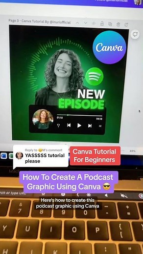 Create Stunning Podcast Covers in Canva - Beginner Friendly Guide