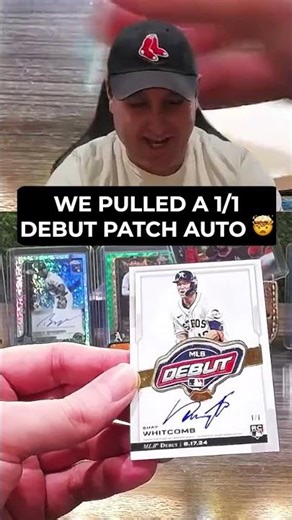 Shay Whitcomb 1/1 Rookie Debut Patch Auto from 2025 Topps Chrome Update 🤯