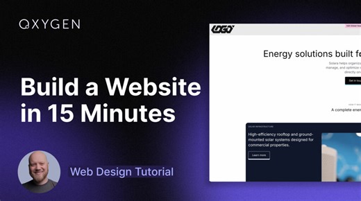 How to Build a WordPress Website in 15 Minutes — Oxygen