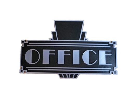 Custom Art Deco Sign | Home Decor | 3D Printed Wall Ornament - Etsy