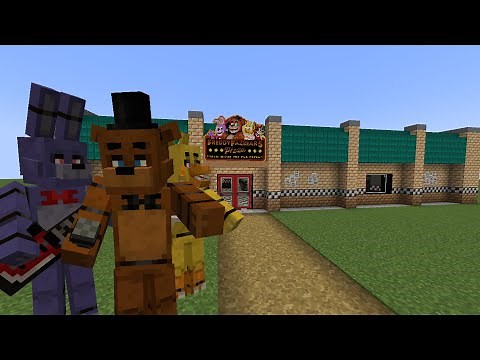Building Freddy Fazbear's Pizza (Fnaf 1) [Management Wanted Minecraft Mod]