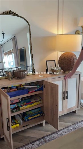 One of many functional storage spots for toys in my home ✨