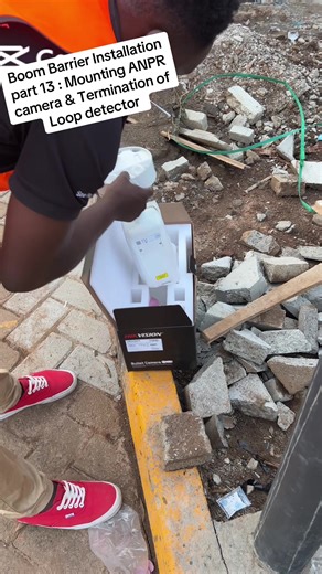 Mounting ANPR Camera and Terminating Loop Detector