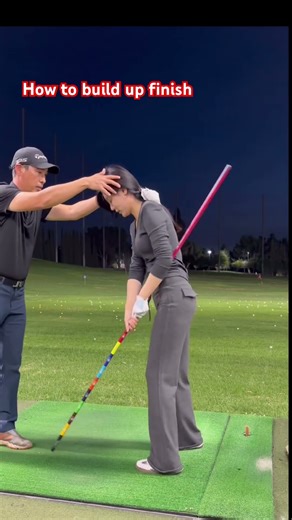 How to build up finish golf swing #golftechnique