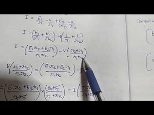Class 12 | Physics |Current electricity | Derivation | Two cells are connected in parallel.