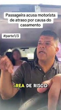 Mulher acusa motorista de atraso ￼
