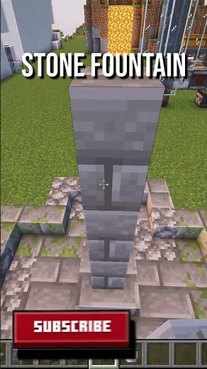 Stone Fountain Tutorial #minecraft #minecraftshorts #redstone #minecrafttutorial #gaming