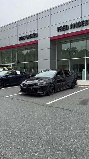 This 2022 Camry TRD in Midnight Black is Available for Sale! Do you like it? #toyotacamry #camrytrd #camry #camryxse #toyota #toyotanation #toyotaclub #cartok #carreview #carreviews