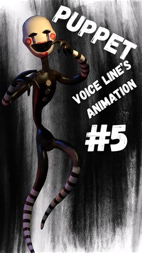 FNAF PUPPET Voice Line #5 #fnaf #fivenightsatfreddys #fivenightsatfreddy #c4d #3d #shorts #puppet