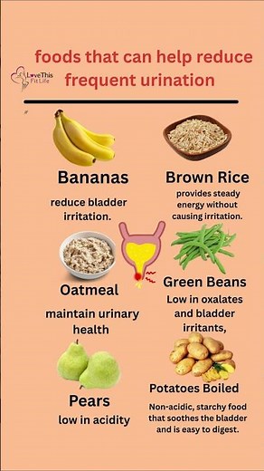 8 Bladder-Friendly Foods to Reduce Frequent Urination Naturally #BladderHealth, #OveractiveBladder,