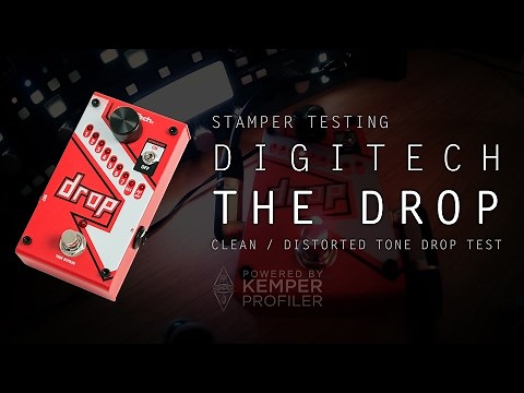 DigiTech THE DROP Guitar Pedal (Sound Demo / Test with Kemper)