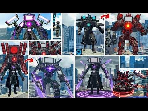 ALL TITAN TV MAN vs 1-79 SKIBIDI TOILET BOSSES, ASTRO GMAN VS CINEMA MAN BATTLE | Garry's Mod